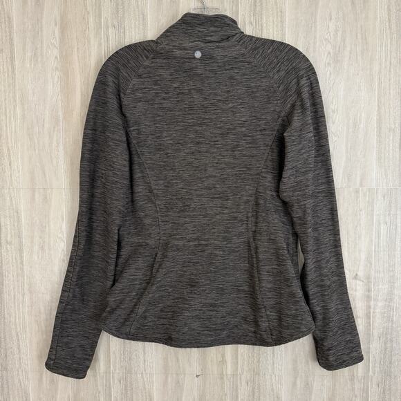 Yogalicious Lux Full Zip Jacket Womens Size L Athletic Activewear Thumb Holes - Picture 2 of 12